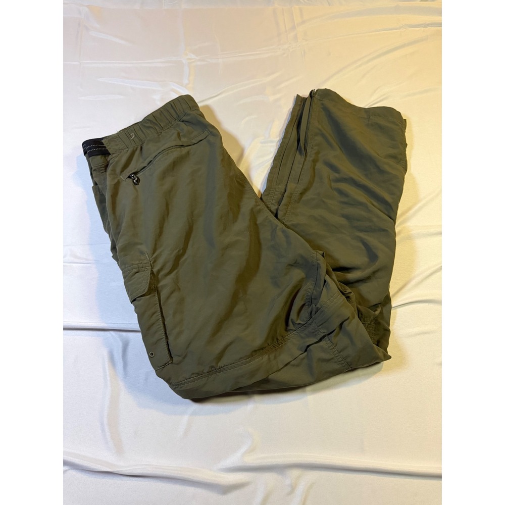 Magellan Sportswear Back Country Convertible Cargo Pants Mens Large Olive Green